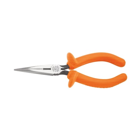 7 3/8 in D203 Needle Nose Plier, Side Cutter Cushion Grip Handle