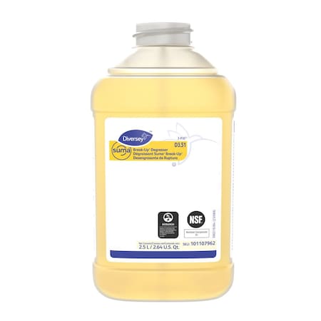 Kitchen Cleaner, Liquid, Bottle, 2.5 L, PK2