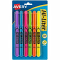 Hi-Liter Pen-Style Highlighters, Sm, PK6