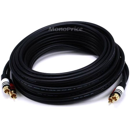 A/V Cable, 2 RCA M/M, 25ft