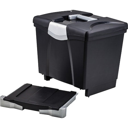 File Box, Black, Plastic, PK2