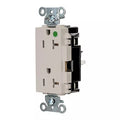 Straight Blade Receptacle, 5-20R, 20 A, 125V AC, 2 Pole, 3 Wire, Surface Mount, Grounded