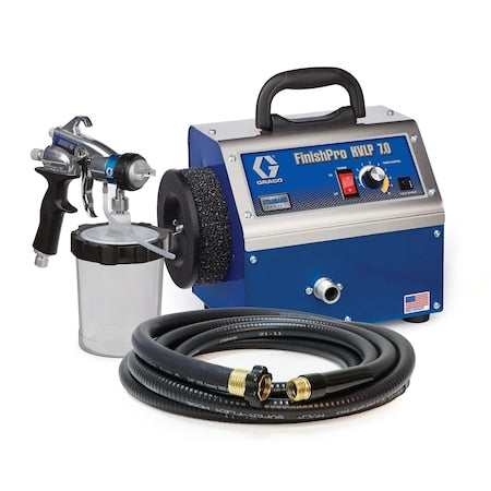 HVLP Paint Sprayer, 4 Stages, 1 qt. Tank