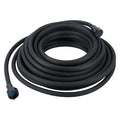 3/8 in ID x 50 ft L Soaker Water Hose, Rubber Tube, Black, Plastic x Plastic Fitting