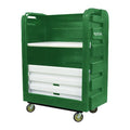 Linen Cart,Molded Plastic Shelves