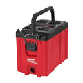 PACKOUT Compact Tool Box, Polypropylene, Black/Red, 16-1/4 in W x 10 in D x 13 in H