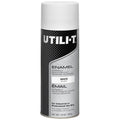 General Purpose Enamel Spray Paint, White, Gloss, Solvent, 10 oz