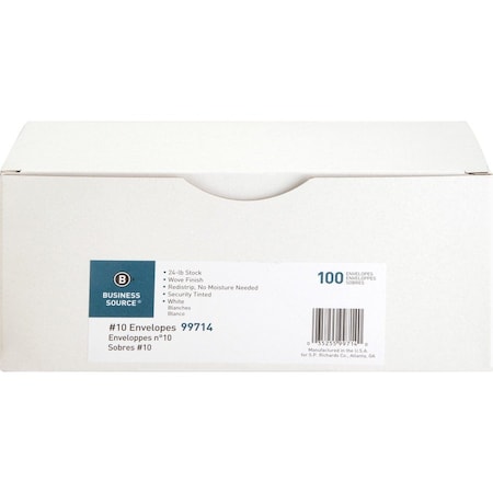 ENVELOPE, REDISTRIP, #10, TINT, PK100