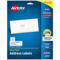 Inkjet Label, 2 5/8 in Label W, 1 in Label H, 30 Labels per Sheet White