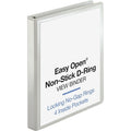 Ring Binder, White, Clear Sleeve