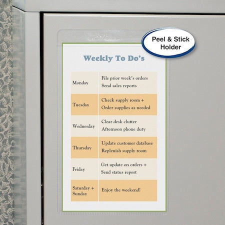 Shop Ticket Holder, Clear, 8 3/4 "H, PK50
