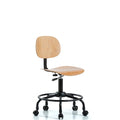 Desk Chair, Wood, RT Casters