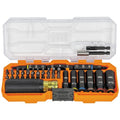 KNECT Impact-Rated Screwdriver and Socket Set with Case, 41-Piece