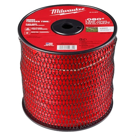 String Trimmer Line, Red, 1/16 in H