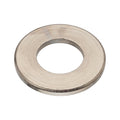 Flat Washer, For Screw Size 1" , Steel Nickel Plated Finish
