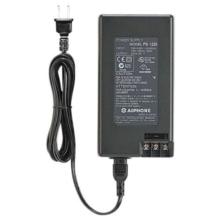 2.5A Power Supply, Plug-In, Black, Includes Extension Cord