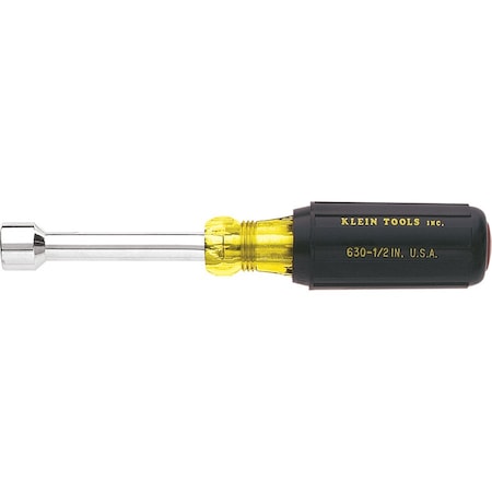7/16-Inch Hollow Nut Driver, 3-Inch, Cushion-Grip