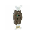 PlugsandReceptacles, 15A, 125VAC, Brn, Nylon