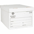 File Box, Wht, Corrugated Fiberboard, PK12