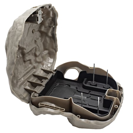 Rodent Station, Bait Box, Overall 12" L