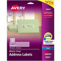 Matte Clear Address Labels, Sure, PK200