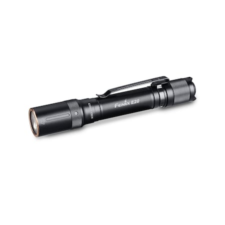 Flashlight, Aluminum, Black, 350lm