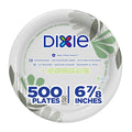 Disposable Paper Plate, 6 7/8 in, Pathways, Multi Color, PK500