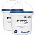 Wet Wipe Dispenser, Plastic, 12" H, Wht, PK2
