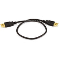 Standard USB Cable, Black, 18in L