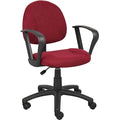 B317 Posture Deluxe Office Task Chair, 25 in W 25" L 40" H, Loop, Tweed Seat