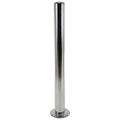 Bollard , 42 1/8 in H, Silver