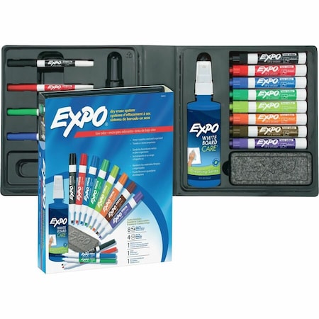 Dry Erase Marker Set, Chisel/Fine Tip, Assorted Colors Low Odor