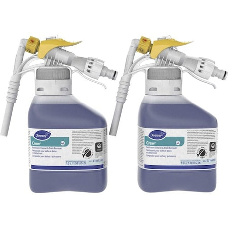 Bathroom Cleaner, 1.5L Hose End Connection Bottle, 2 PK