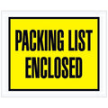 Packing List Envelopes, Yellow, PK1000
