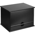 Desktop Organizer, Midnight Black, 9.4" H