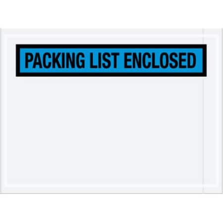 Packing List Envelopes, Blue, PK1000