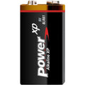 Power XP Alkaline Battery, 9V 9V DC 12 PK