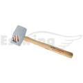 Mallet, 15 " L, Rubber, Gray, 2 1/2" dia.