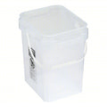 Square Pail, Clear