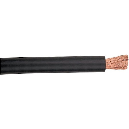 Automotive Wire, 2 AWG, Black, 25 ft
