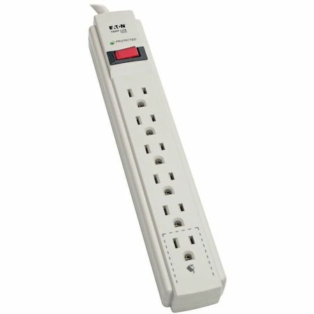 Surge Protector, White, 4 ft, 15 A
