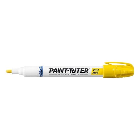 Paint Marker, Medium Tip, Yellow Color Family, Paint
