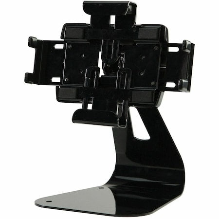 Tablet Mount, Less Than 3/4 in D, Desk, Blk