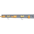 Closet Organizr/Tool Holdr, Gry/Ylw, Plstc