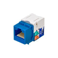 Datacom Jack, Cat6, Punch Down, Blue