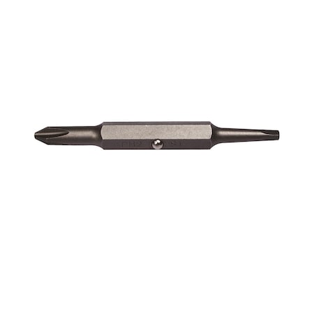 Replacement Bit No 2 Phillips & No 1 Square, PK2