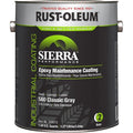 1 gal Container, Partial Fill 42 fl oz Floor Coating, High Gloss Finish, Classic Gray, Water Base
