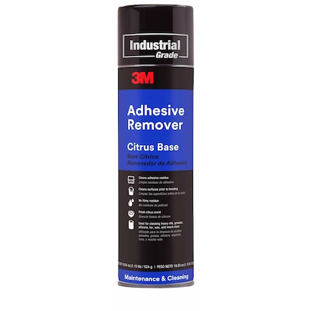 Citrus Based Adhesive Remover, 18.5 oz, Aerosol Can