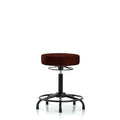 Vin Stool without Back-Medium Bench Height with RT BaseandStat Glides in Burgundy Trailblazer Vin
