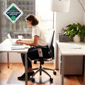 Chair Mat 48"x60", Rectangular Shape, Clear, for Hard Floor